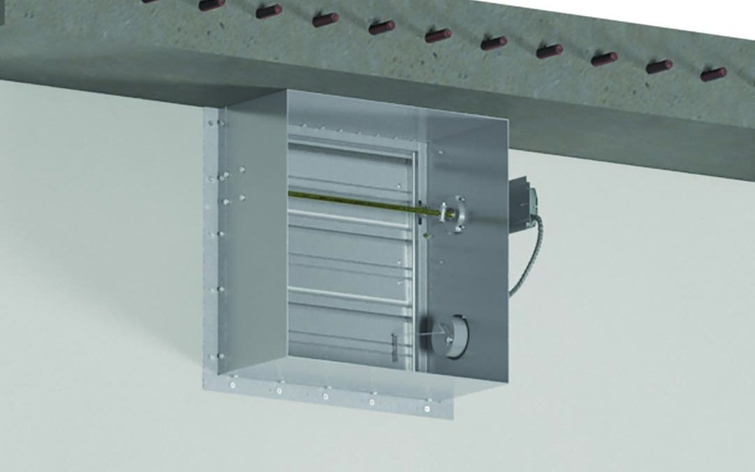 Three-Sided Angle Installation for Greenheck Fire Smoke Dampers