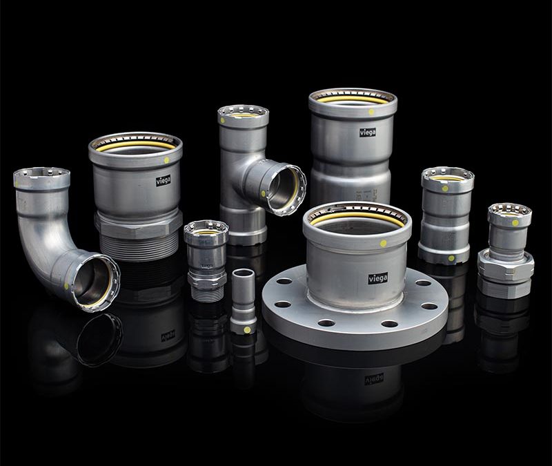 Viega Introduces MegaPressG Fittings in Larger Sizes